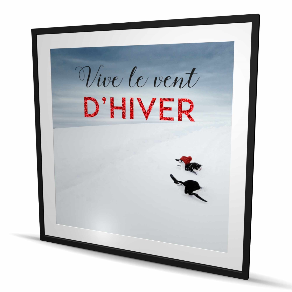 C1FM4848E4BXJA 48 x 48 in. Jingle All the Way - Rustic Motivational Framed Print Decor