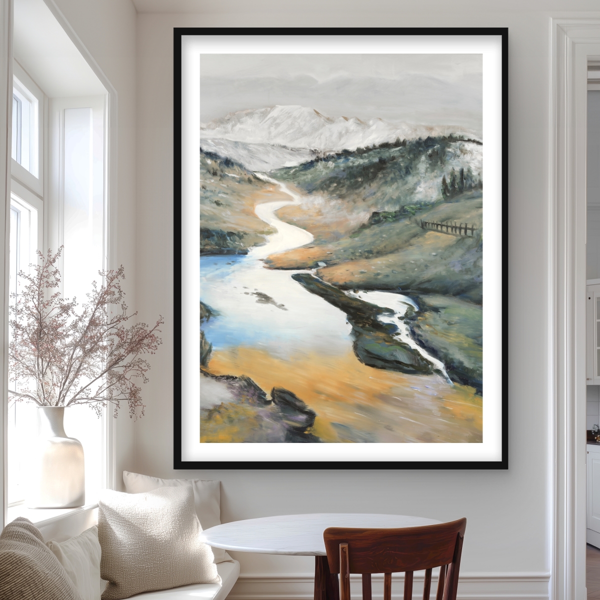 C1FM3648ONFV4U 36 x 48 in. Landscape - Office Landscapes Framed Matted Print for Decor