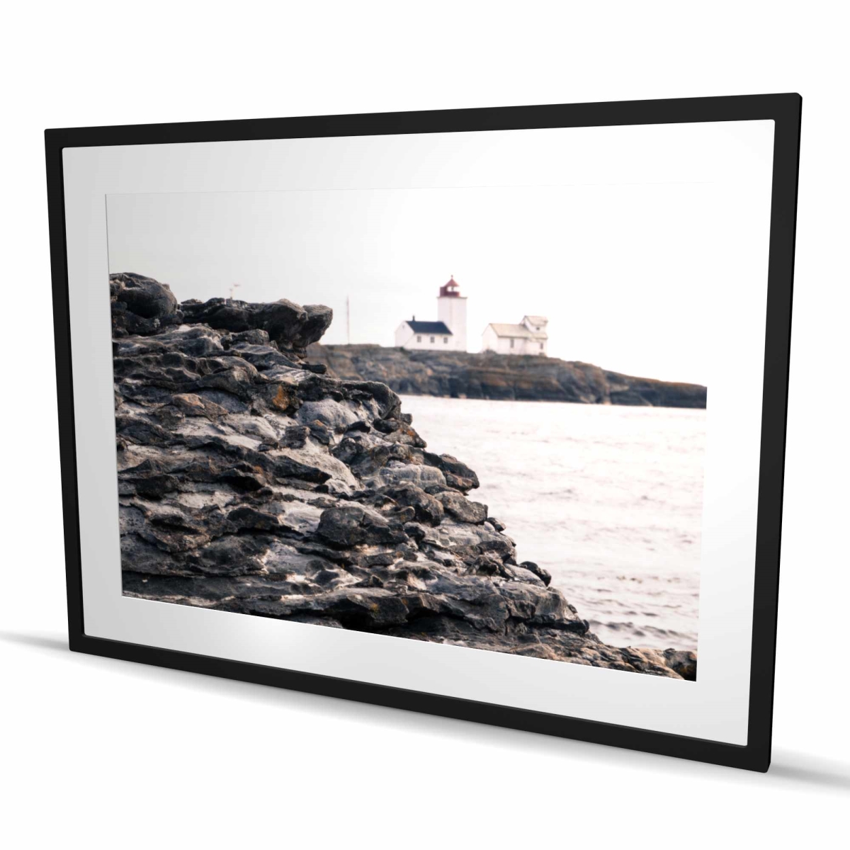 C1FM36482AMP0Y 36 x 48 in. Explore Beige Beach Framed Matted Print for Home Decor