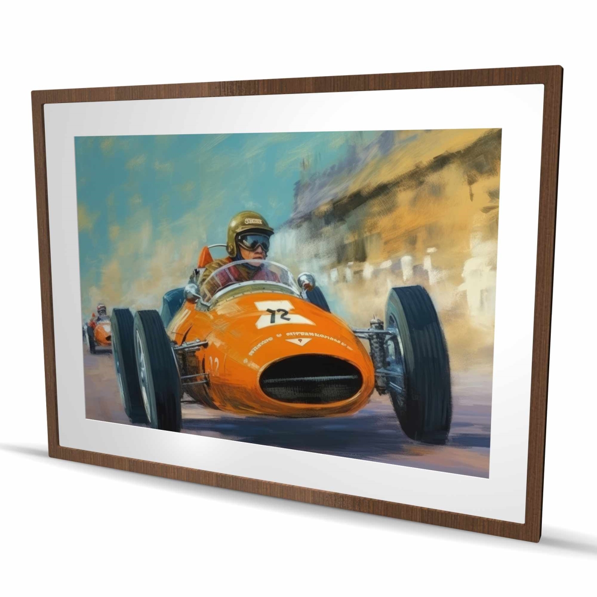 C1FM3648RXQE2A 36 x 48 in. Overtaking - Bedroom Hobbies Framed Matted Print for Decor