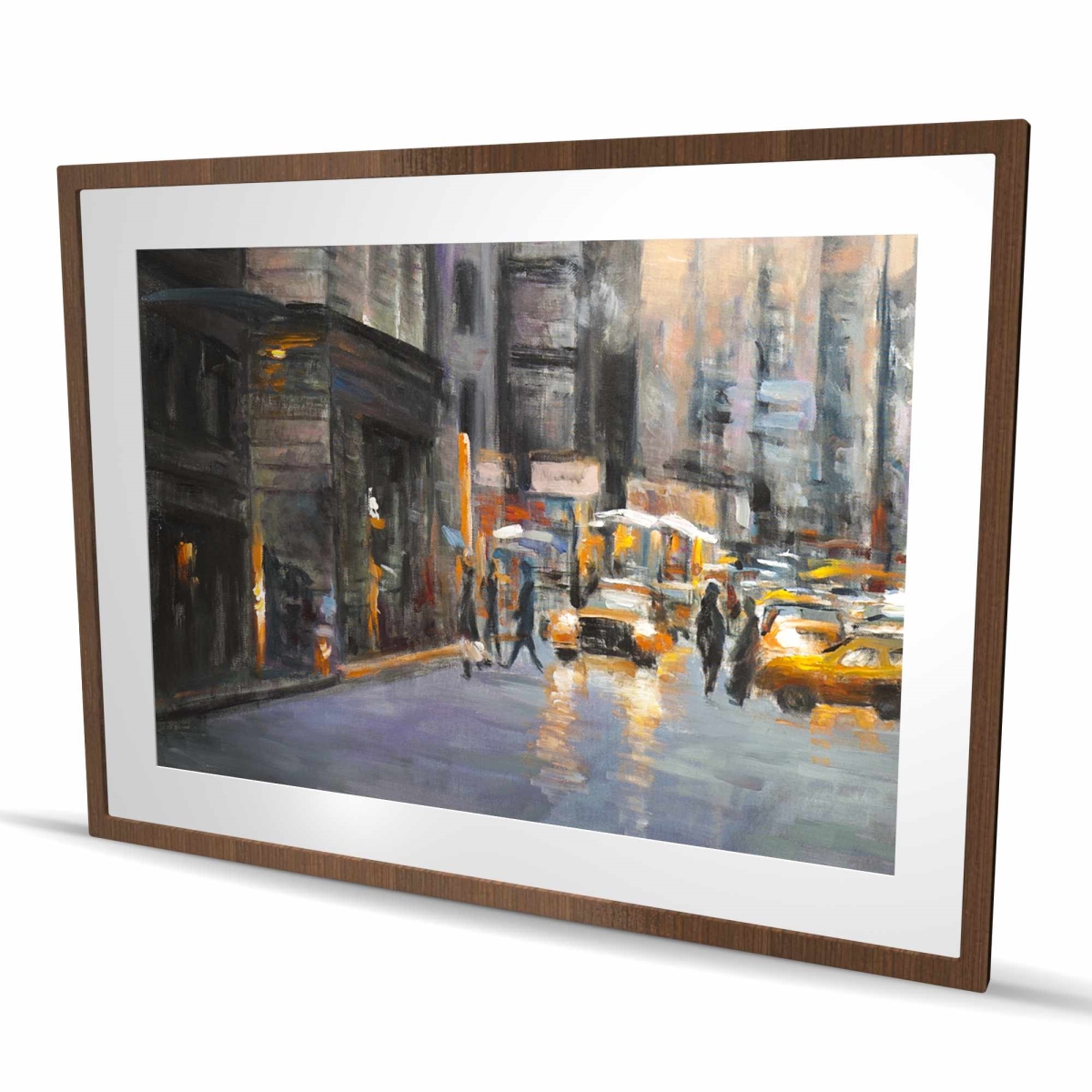 C1FM3648BILQ6H 36 x 48 in. Morning in the Streets of   York City - Bedroom Wall Art