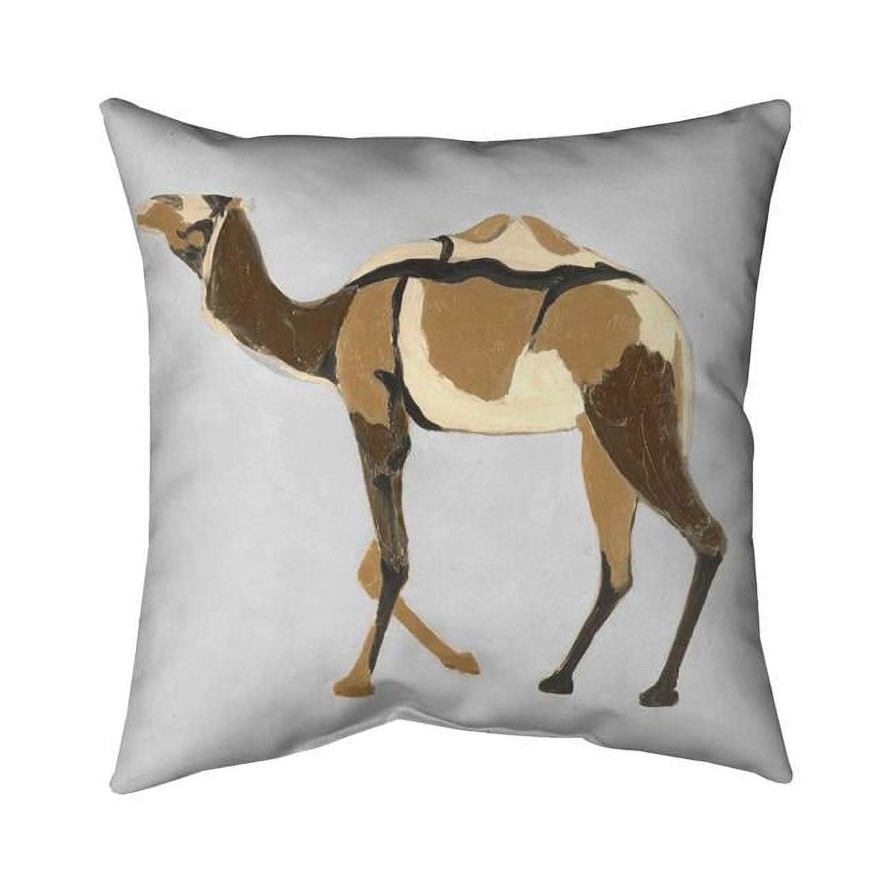 16 x 16 in. Retro Dromadaire-Double Sided Print Indoor Pillow Cover