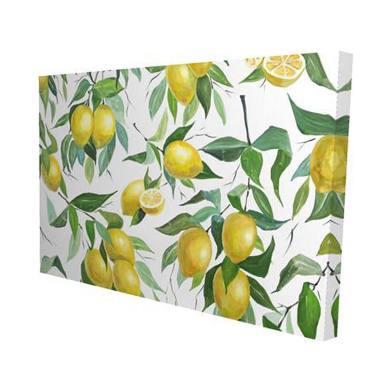 20 x 30 in. Lemon Pattern-Print on Canvas