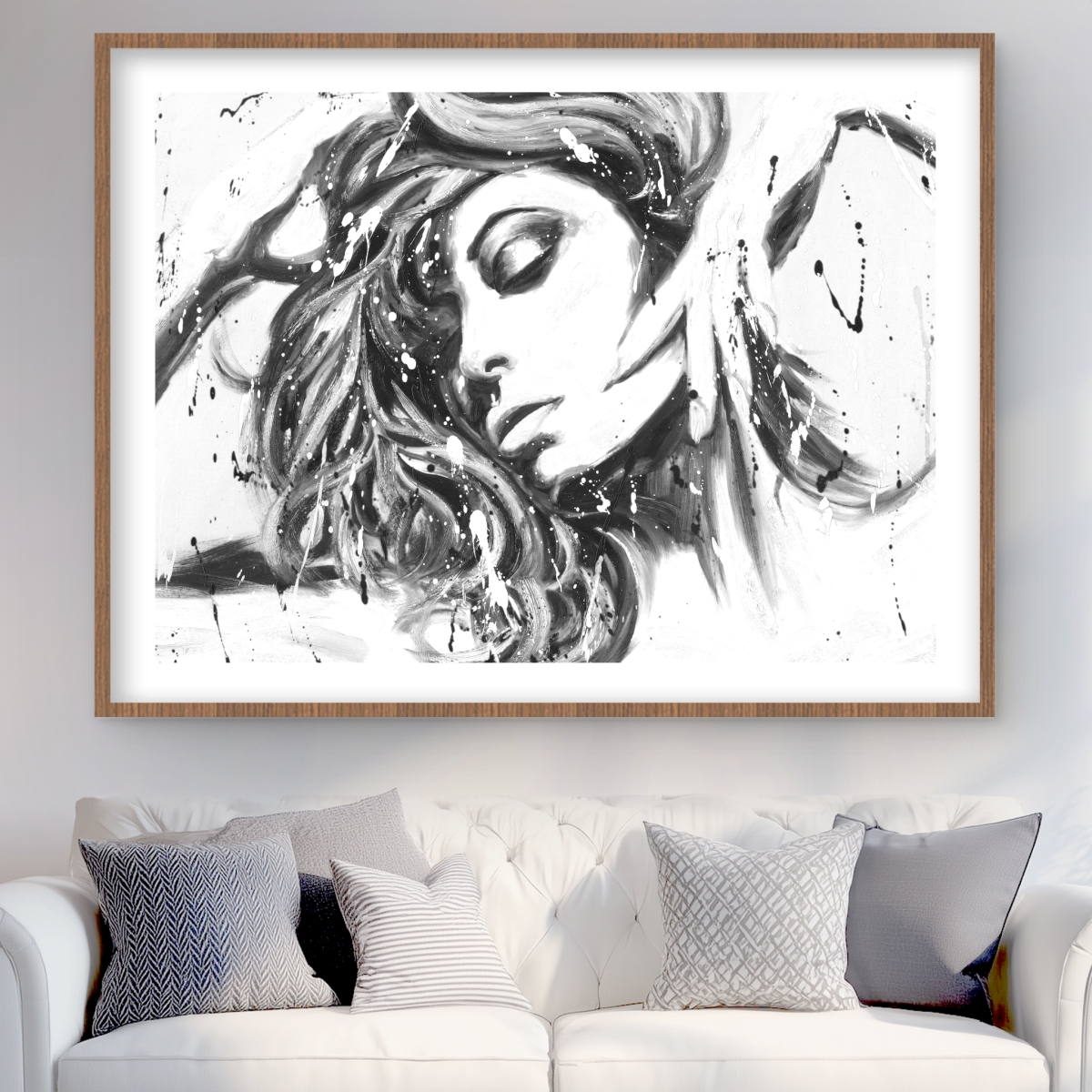 C1FM3648D8FGAG 36 x 48 in. Dance All Night - Black Framed Matted Print for Home Decor