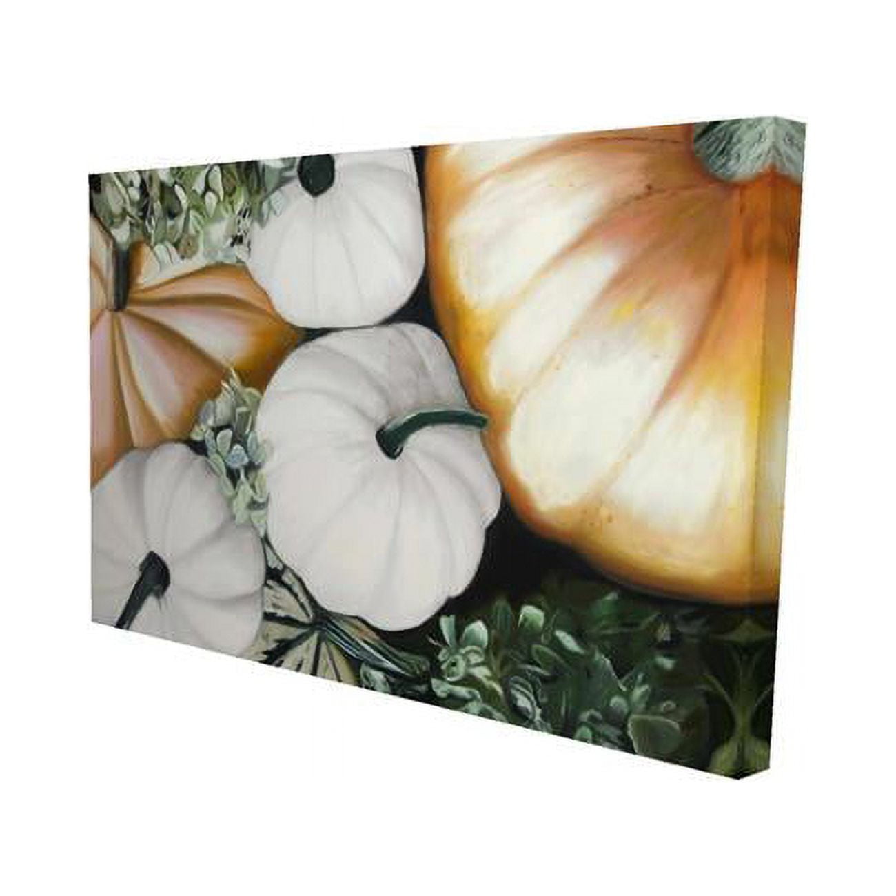 20 x 30 in. Fall Pumpkins-Print on Canvas