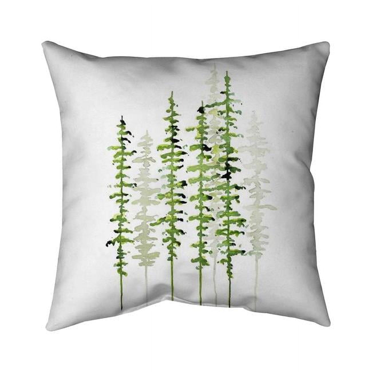 26 x 26 in. Slim Trees-Double Sided Print Indoor Pillow