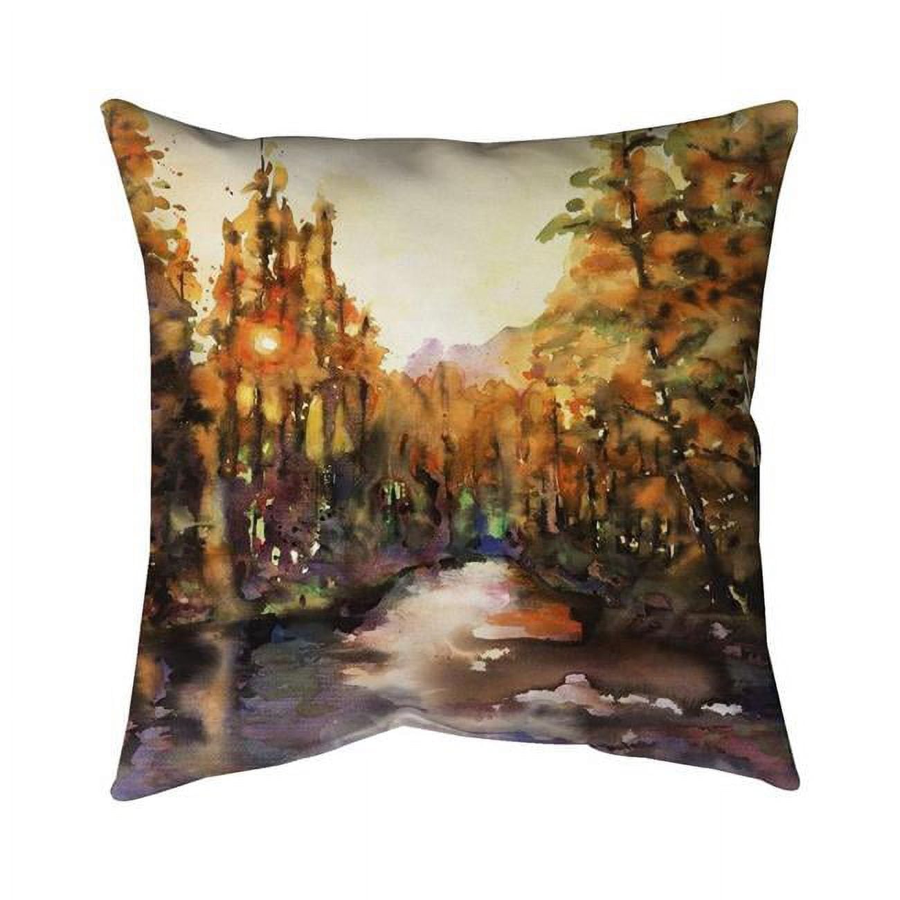 26 x 26 in. Merced River-Double Sided Print Indoor Pillow