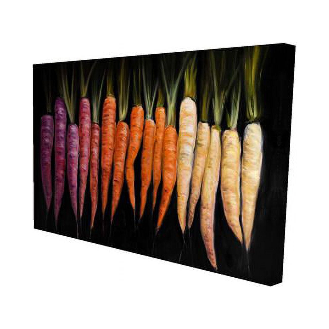 20 x 30 in. Colorful Carrots-Print on Canvas