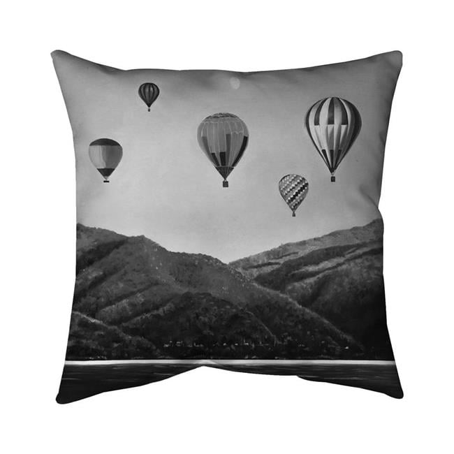 26 x 26 in. Air Balloon Landscape-Double Sided Print Indoor Pillow