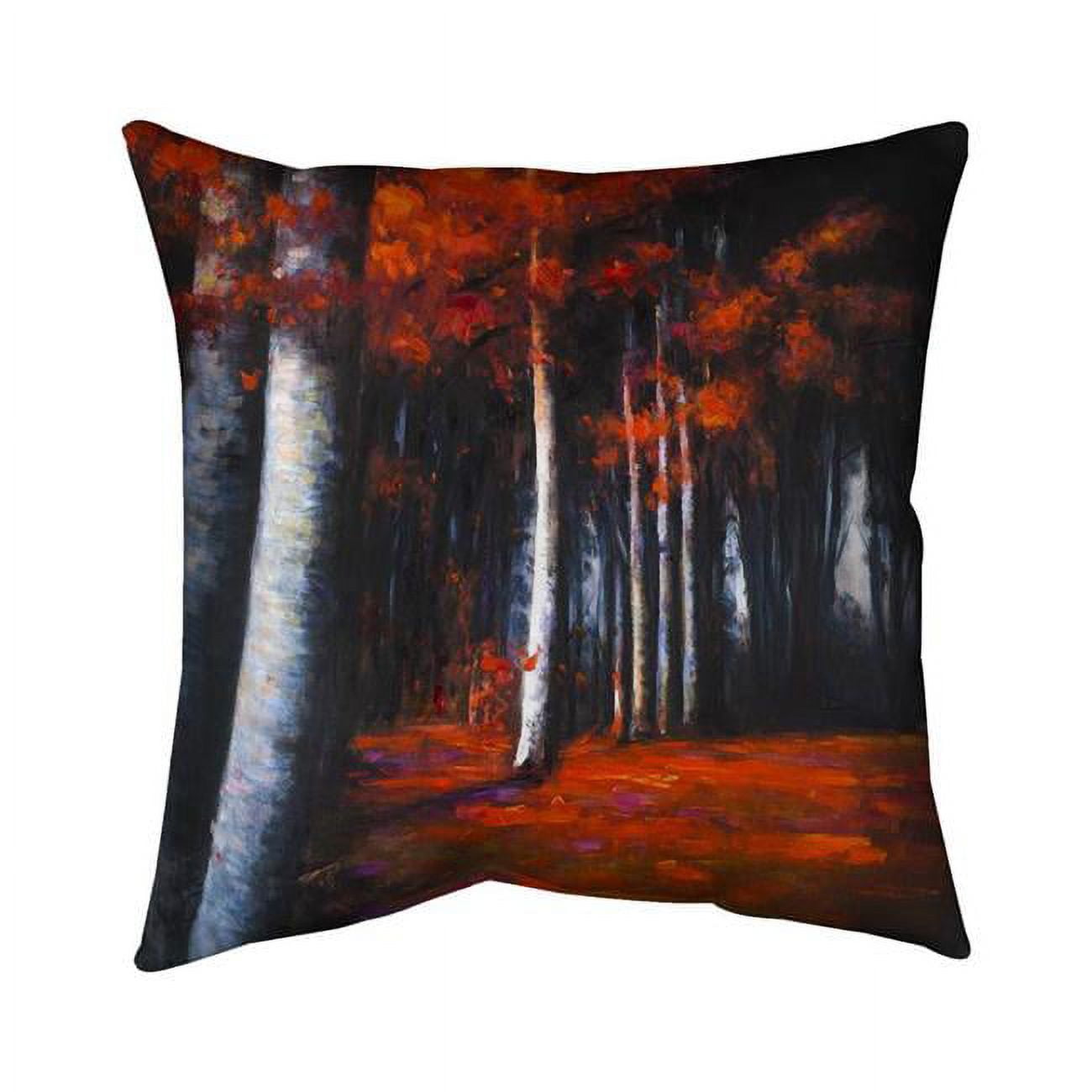 26 x 26 in. Mysterious Forest-Double Sided Print Indoor Pillow