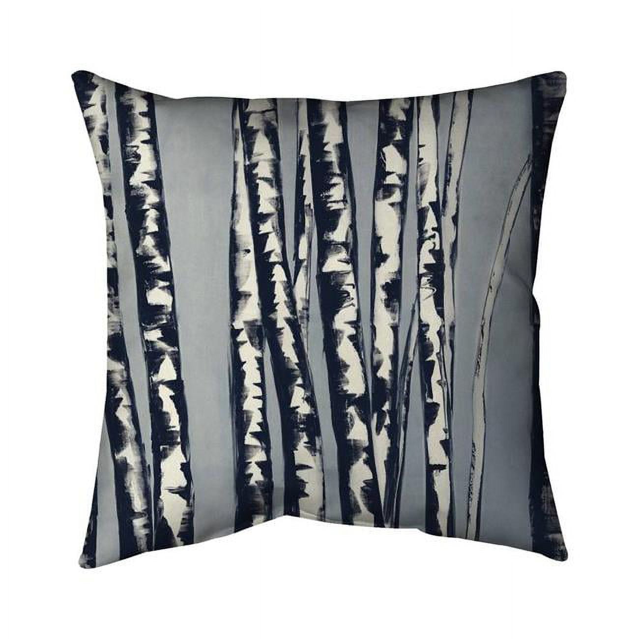 26 x 26 in. Abstract Birch Forest-Double Sided Print Indoor Pillow