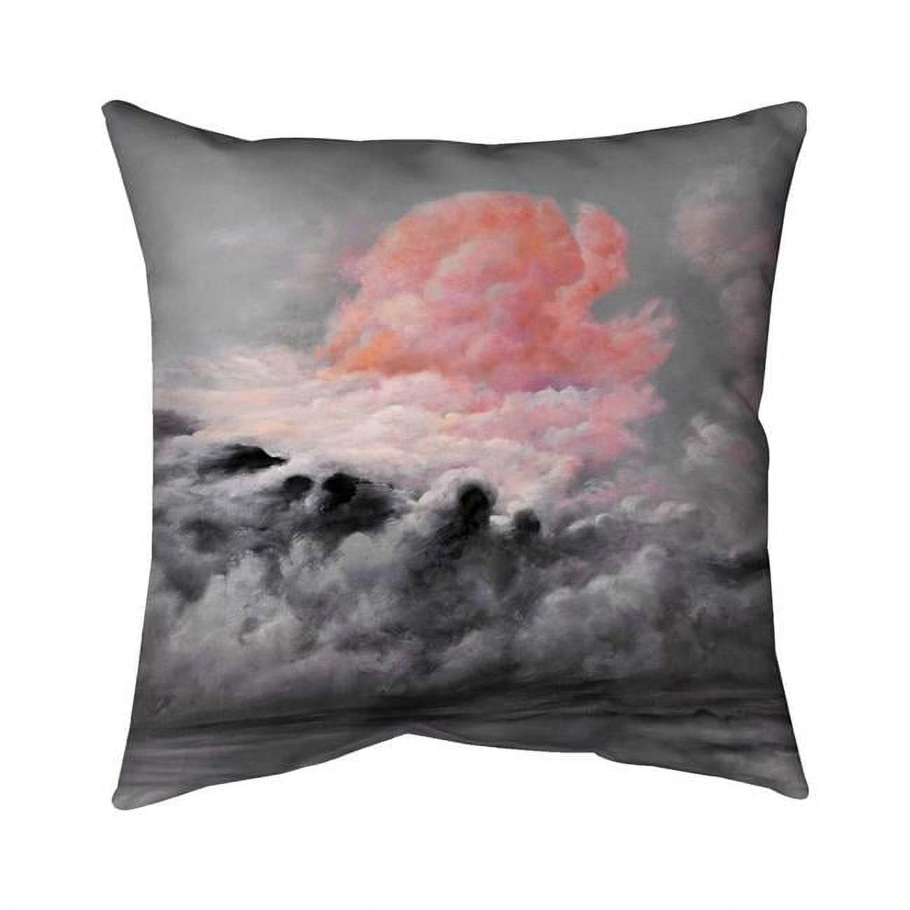 26 x 26 in. Pink Clouds-Double Sided Print Indoor Pillow