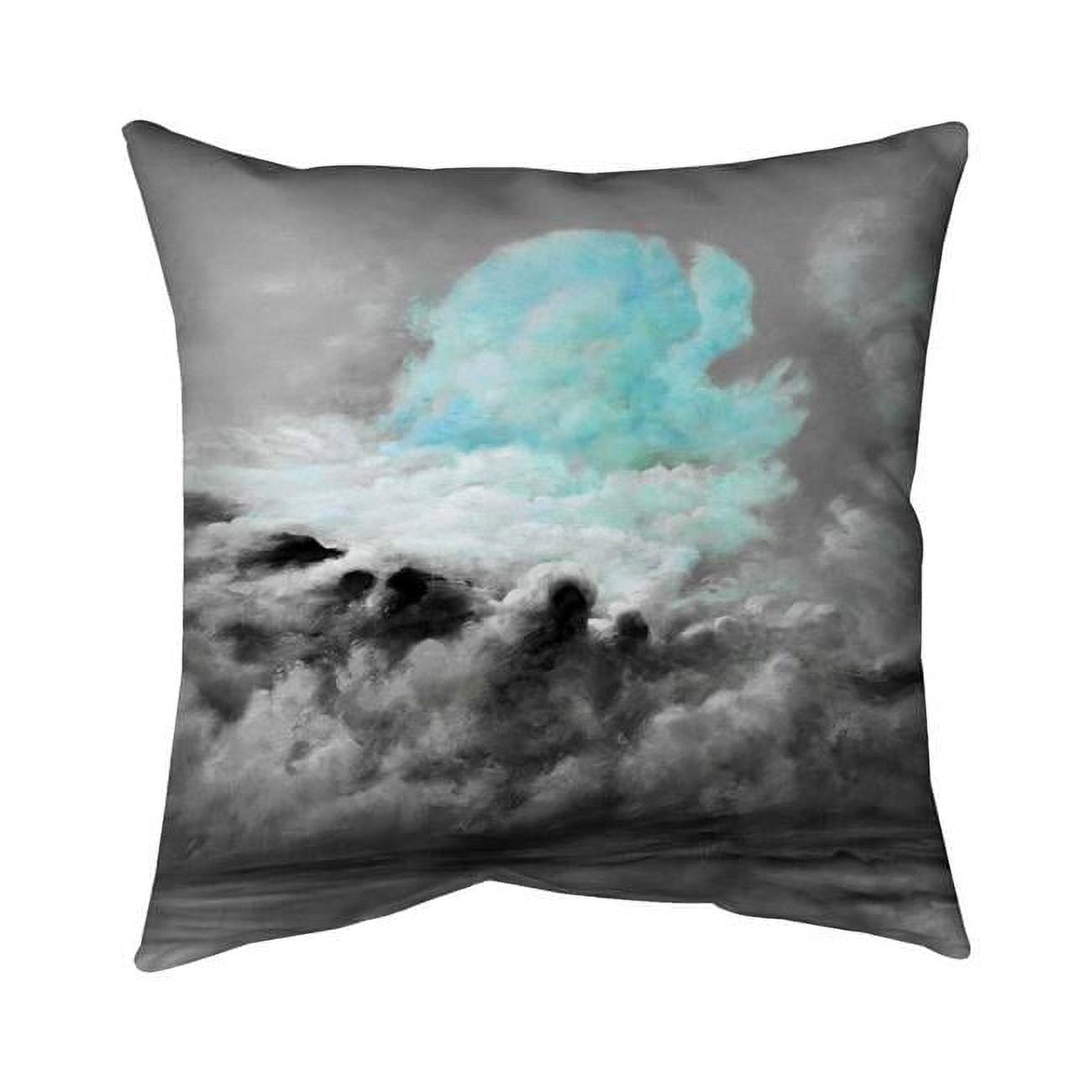 26 x 26 in. Blue Clouds-Double Sided Print Indoor Pillow