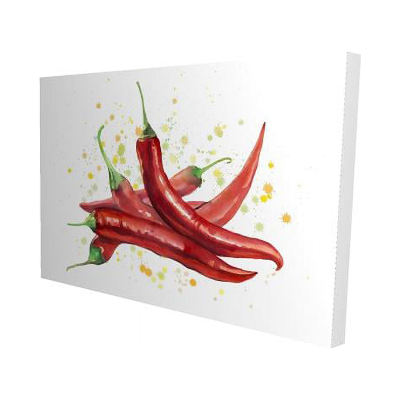 20 x 30 in. Red Hot Peppers-Print on Canvas