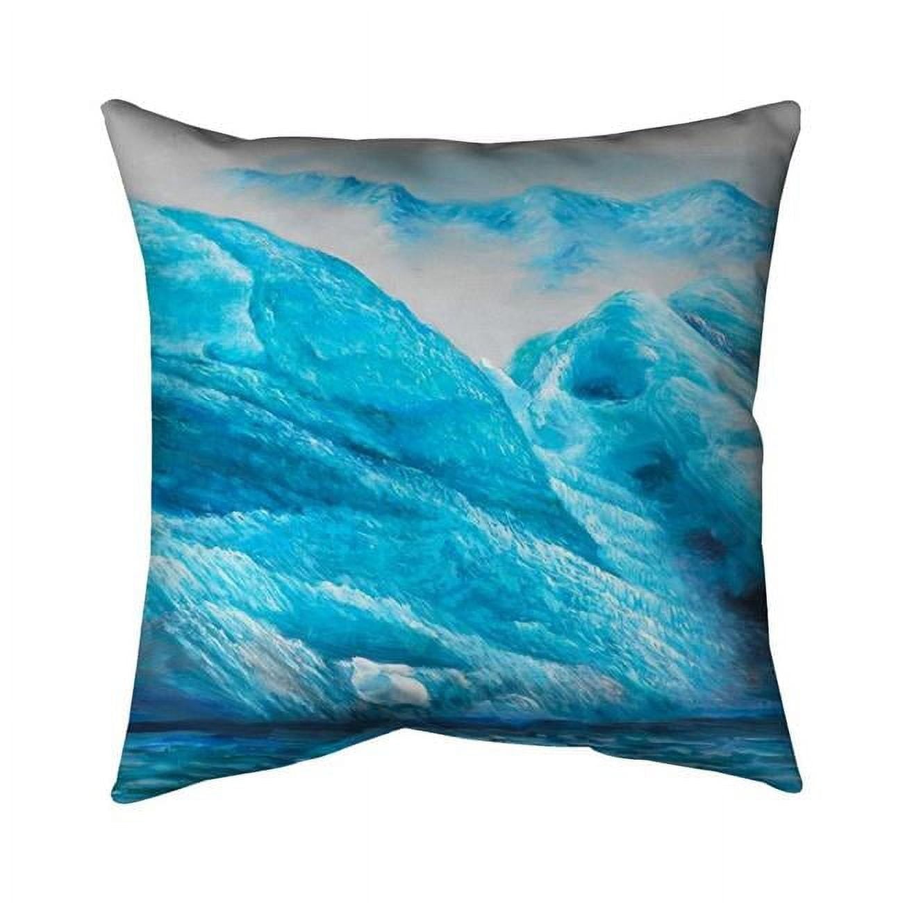 26 x 26 in. Icebergs-Double Sided Print Indoor Pillow