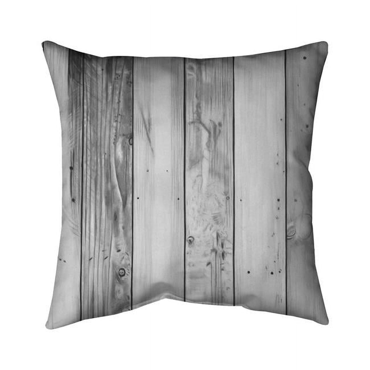 26 x 26 in. Wood Texture-Double Sided Print Indoor Pillow