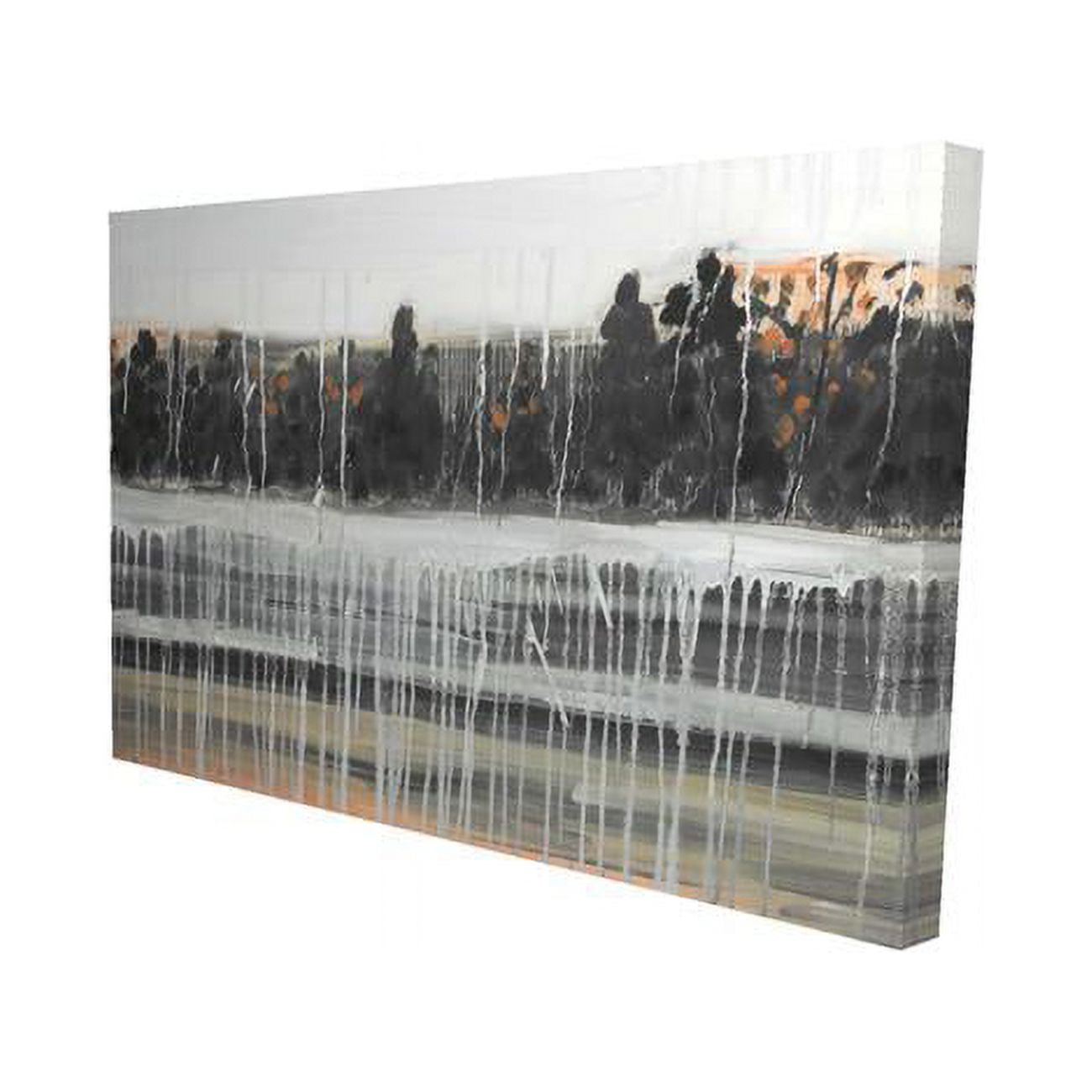 20 x 30 in. Rainy Fall Landscape-Print on Canvas