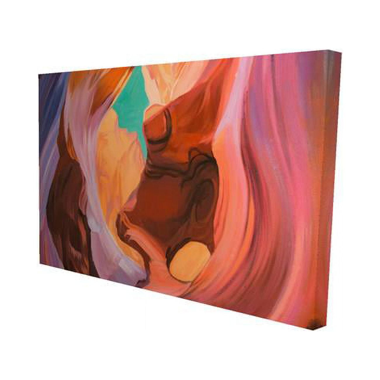 20 x 30 in. Inside View of Antelope Canyon-Print on Canvas