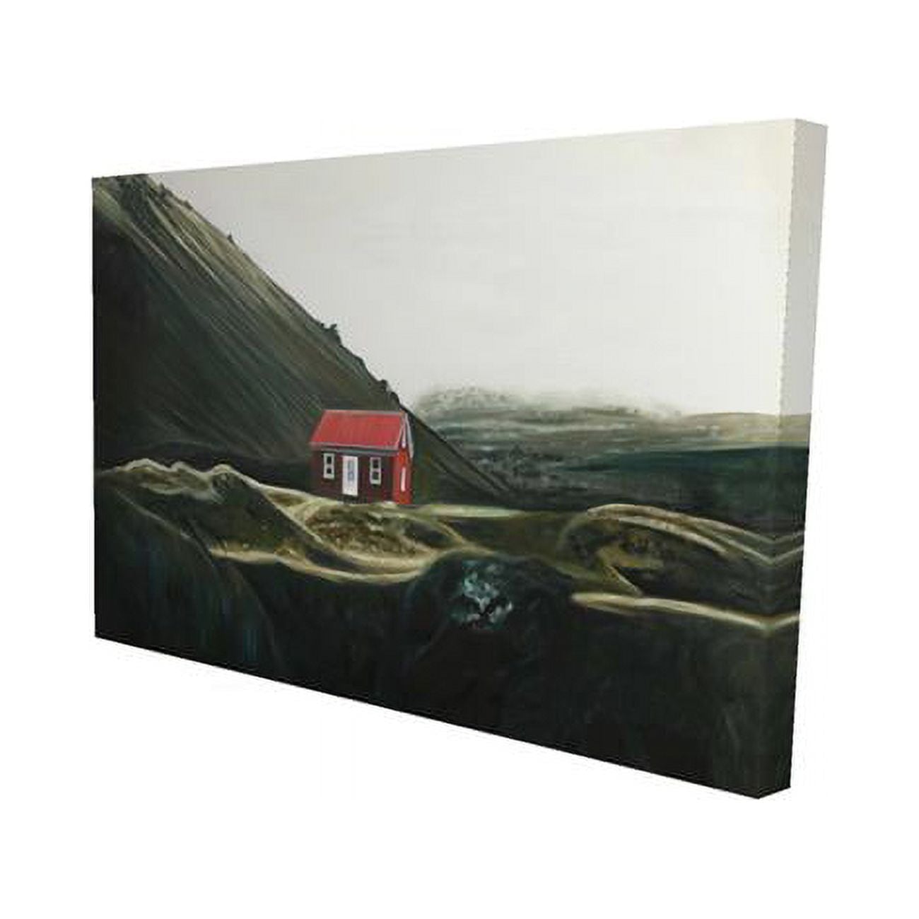 20 x 30 in. Isolated Shack-Print on Canvas