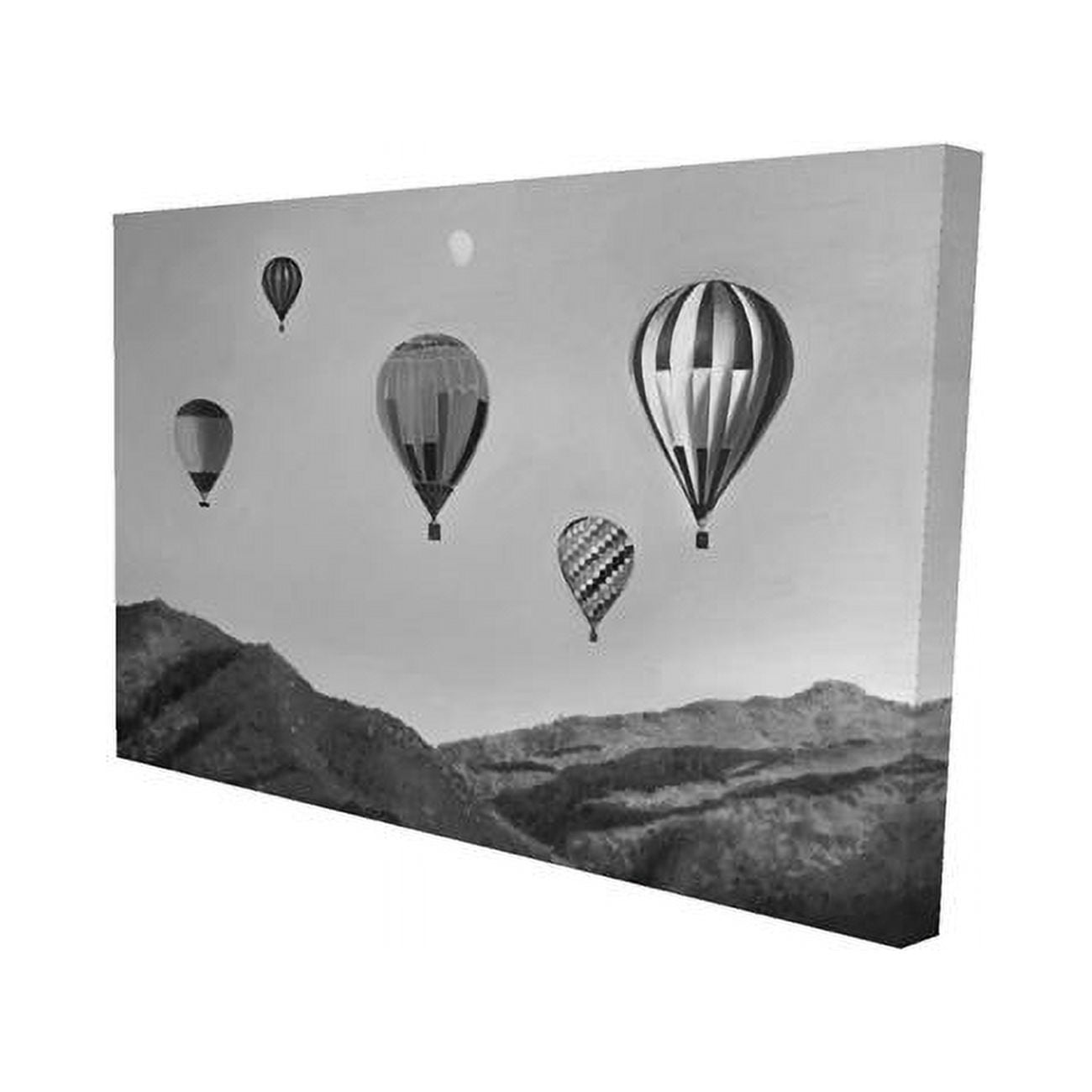 20 x 30 in. Air Balloon Landscape-Print on Canvas