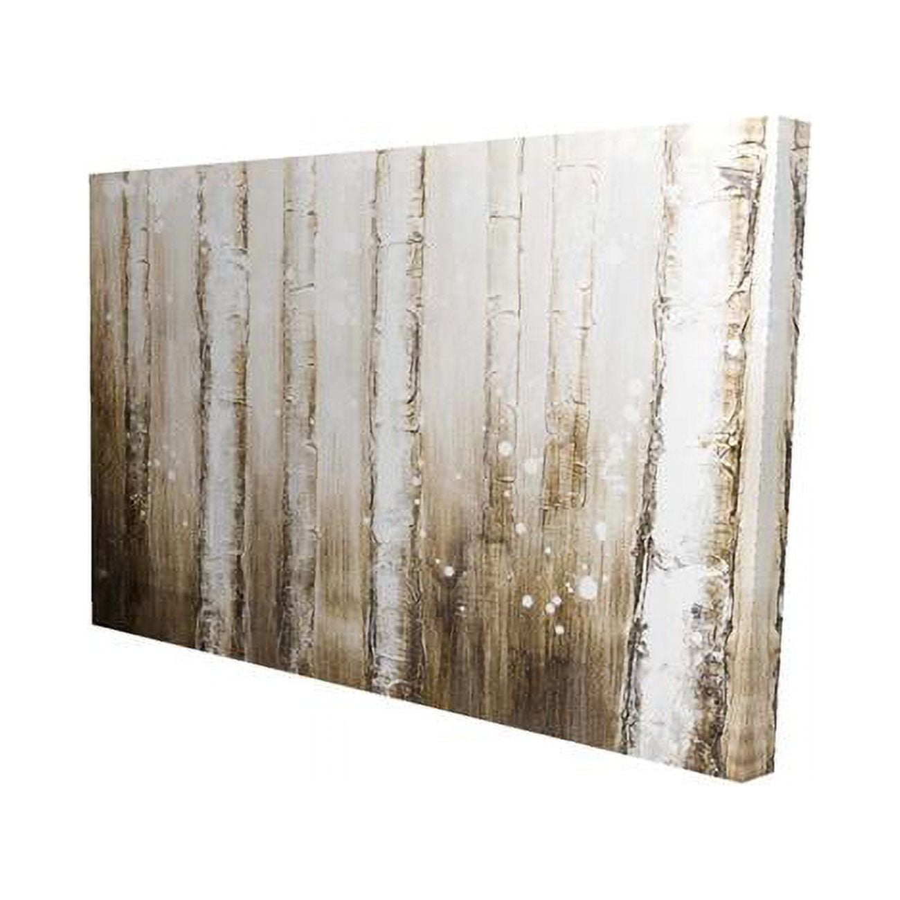 20 x 30 in. Texturized Abstract Forest-Print on Canvas