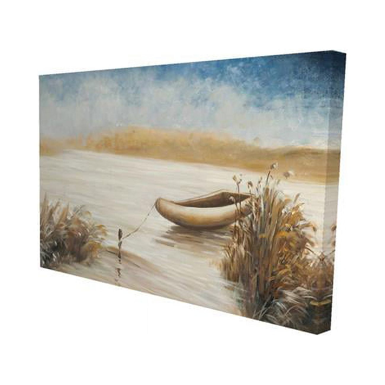 20 x 30 in. Abandoned Boat-Print on Canvas