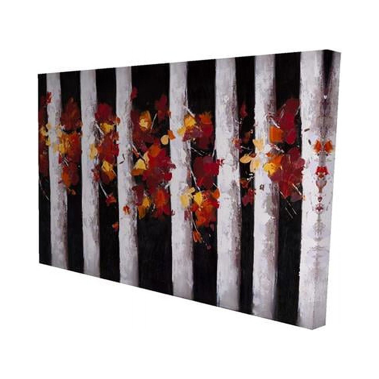 20 x 30 in. Trees & Fall Leaves-Print on Canvas