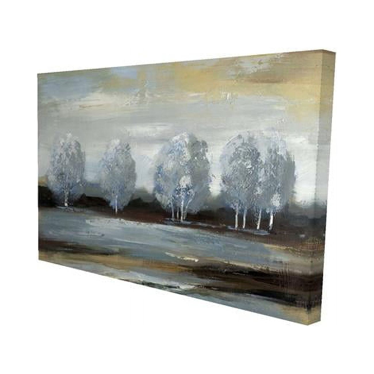 20 x 30 in. Grey Landscape-Print on Canvas