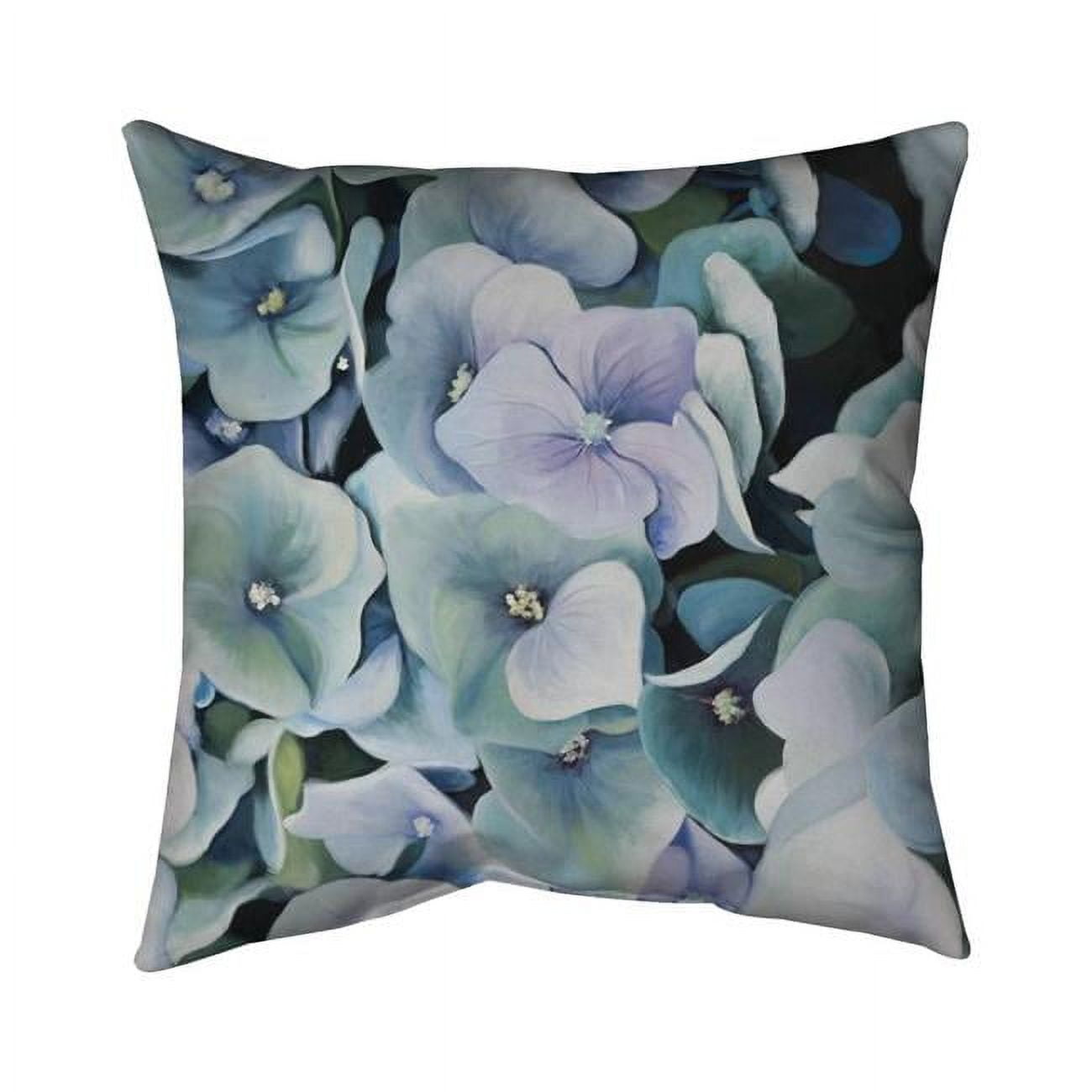 20 x 20 in. Hydrangea Plant-Double Sided Print Outdoor Pillow Cover