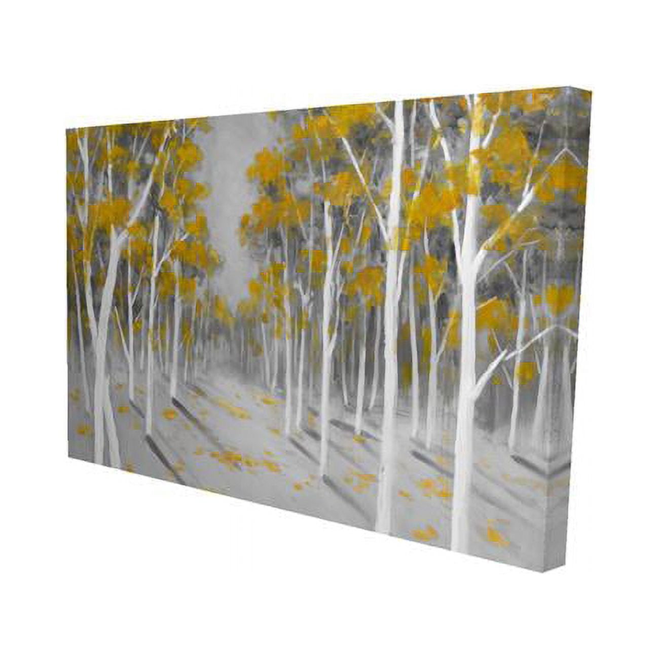 20 x 30 in. Yellow Birch Forest-Print on Canvas