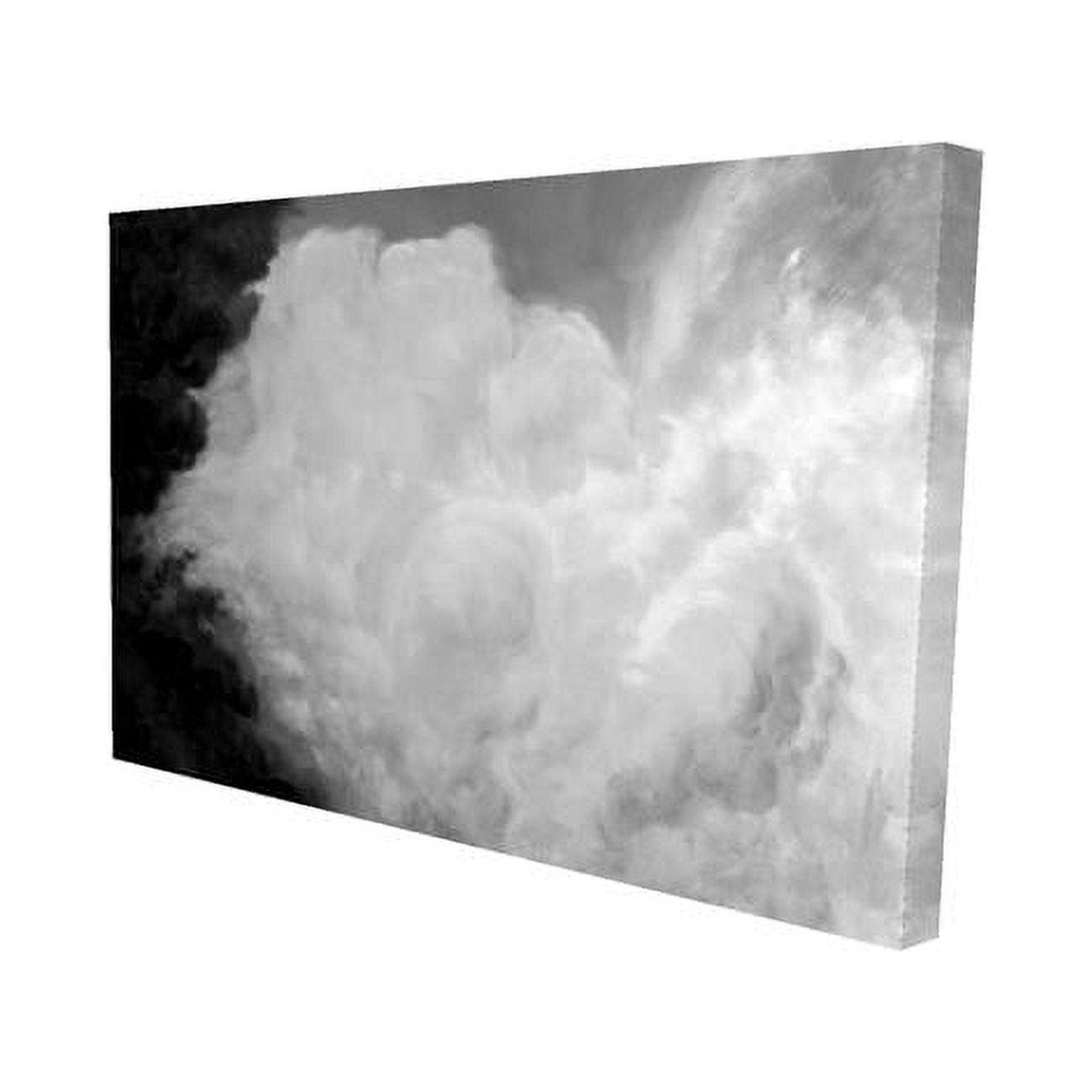 20 x 30 in. Dark Monochrome Clouds-Print on Canvas