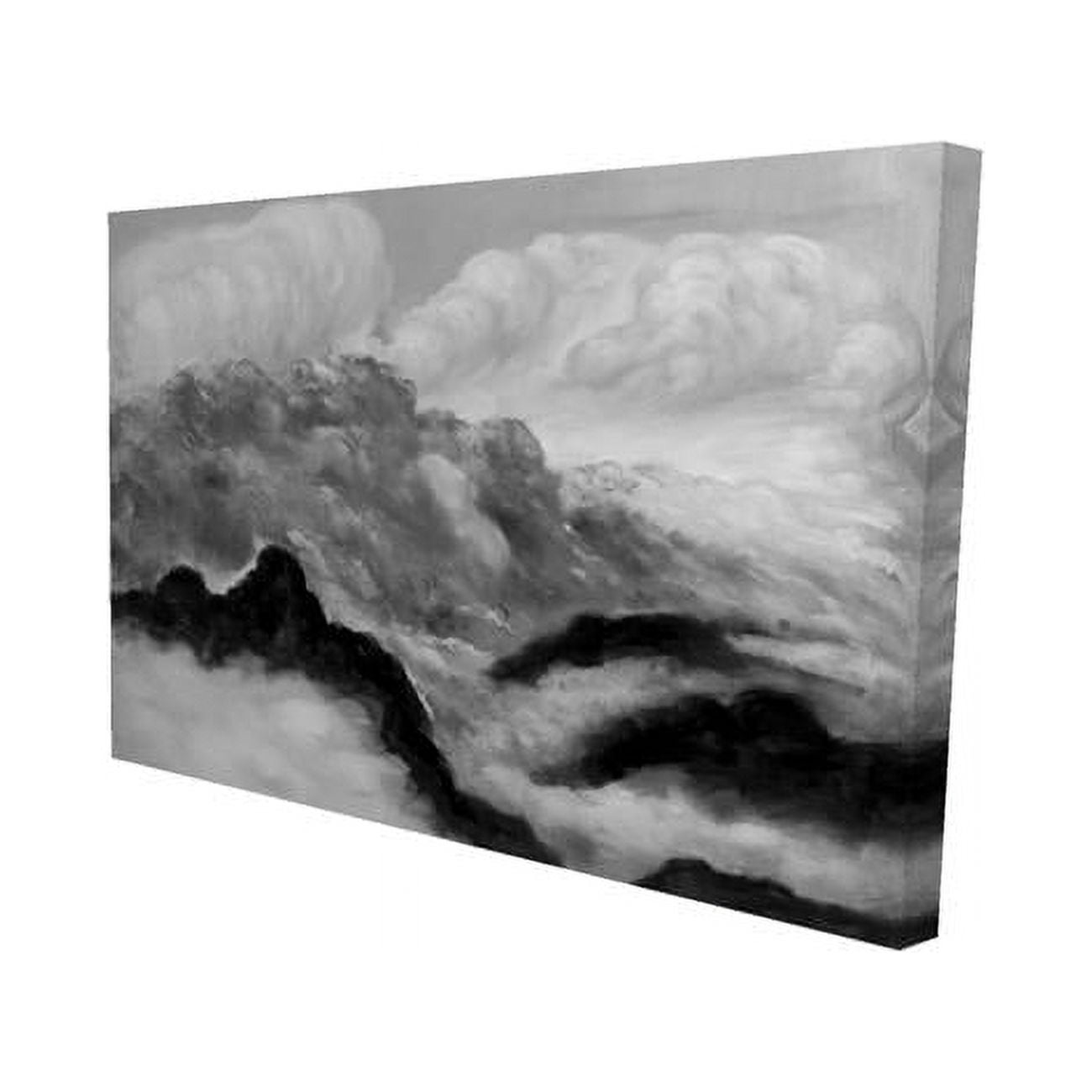 20 x 30 in. Grey Clouds-Print on Canvas