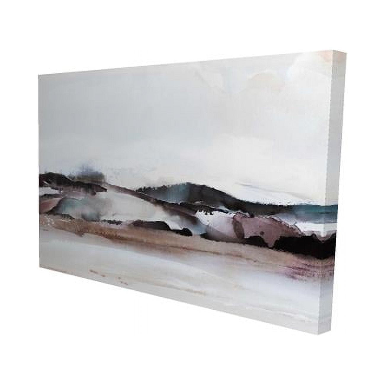 20 x 30 in. Watercolor Mountains-Print on Canvas