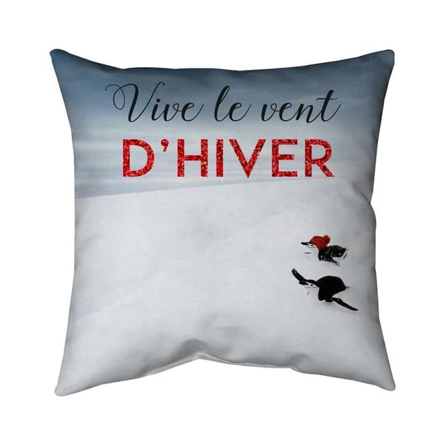 26 x 26 in. Jingle All The Way-Double Sided Print Indoor Pillow