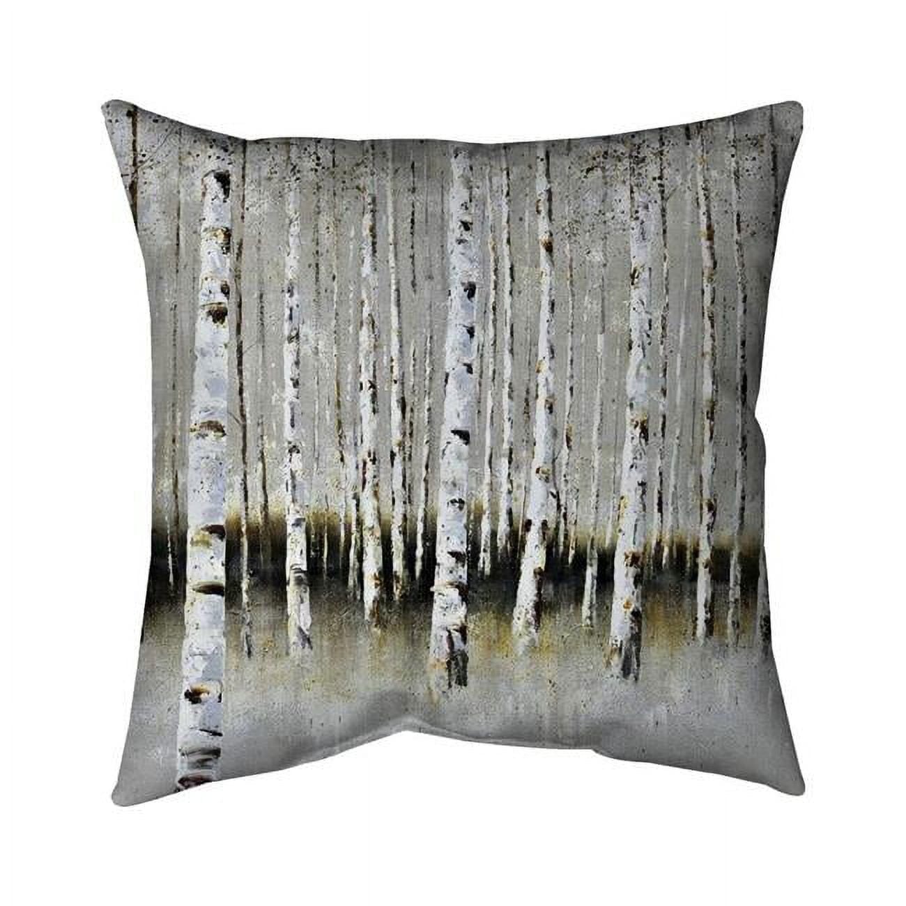 26 x 26 in. Winter Forest Landscape-Double Sided Print Indoor Pillow