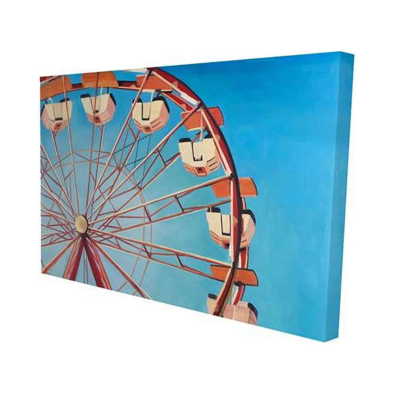 20 x 30 in. Ferris Wheel by A Beautiful Day-Print on Canvas