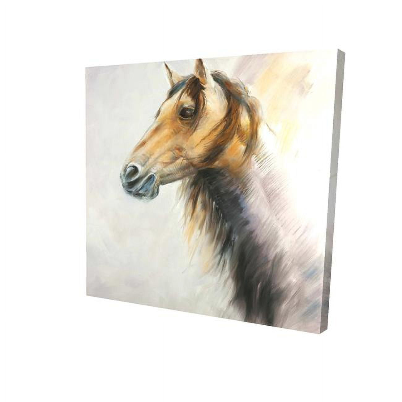 12 x 12 in. Wild Horse-Print on Canvas