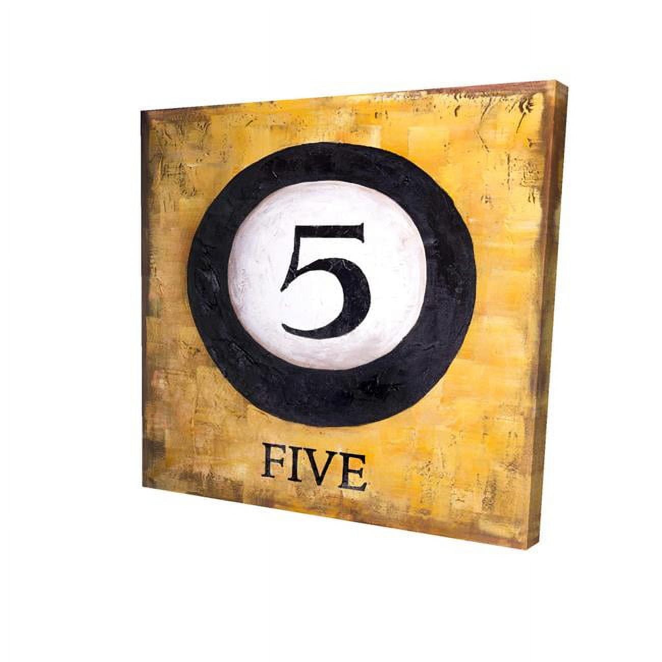 32 x 32 in. Billiard Ball No5-Print on Canvas