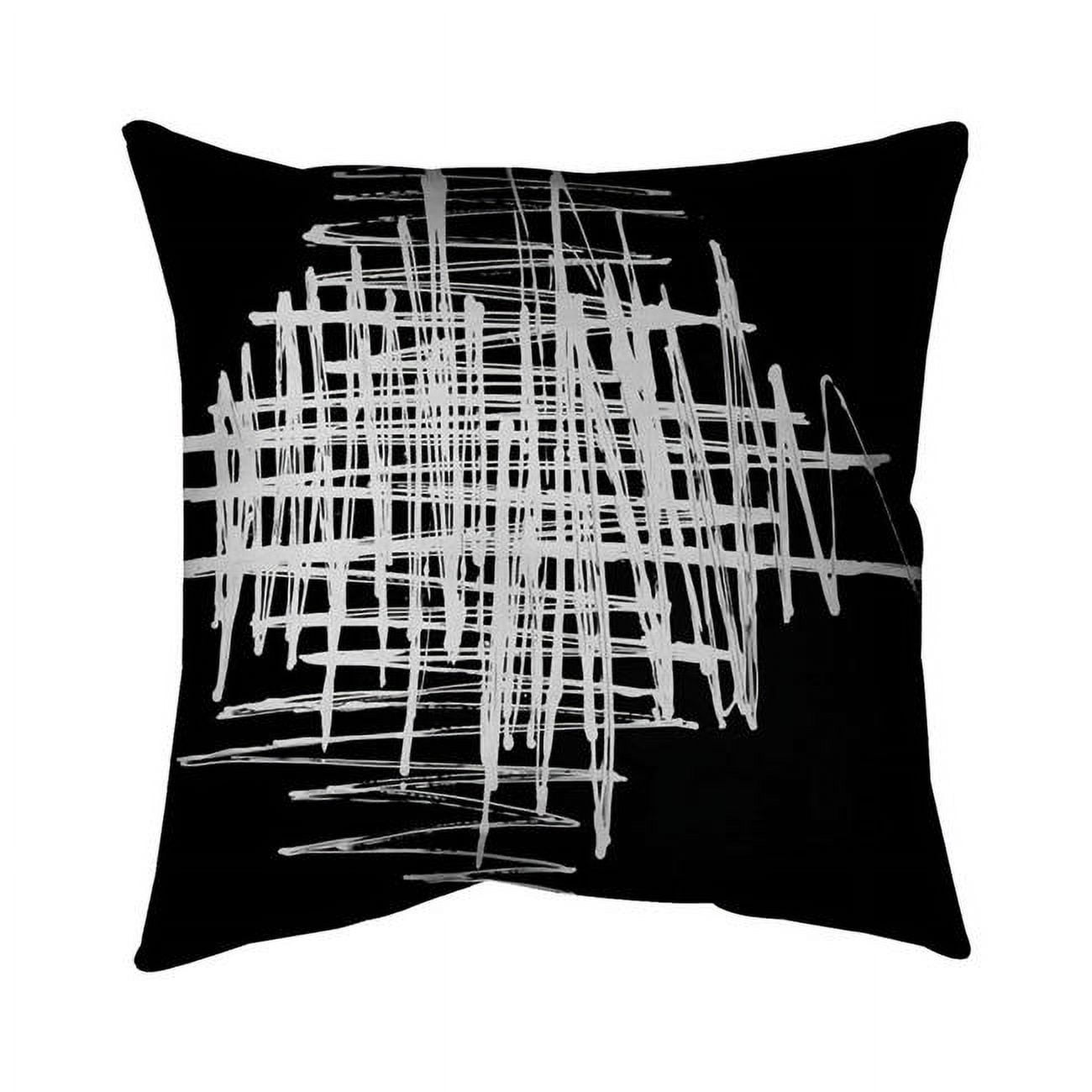 18 x 18 in. Contrast-Double Sided Print Outdoor Pillow Cover