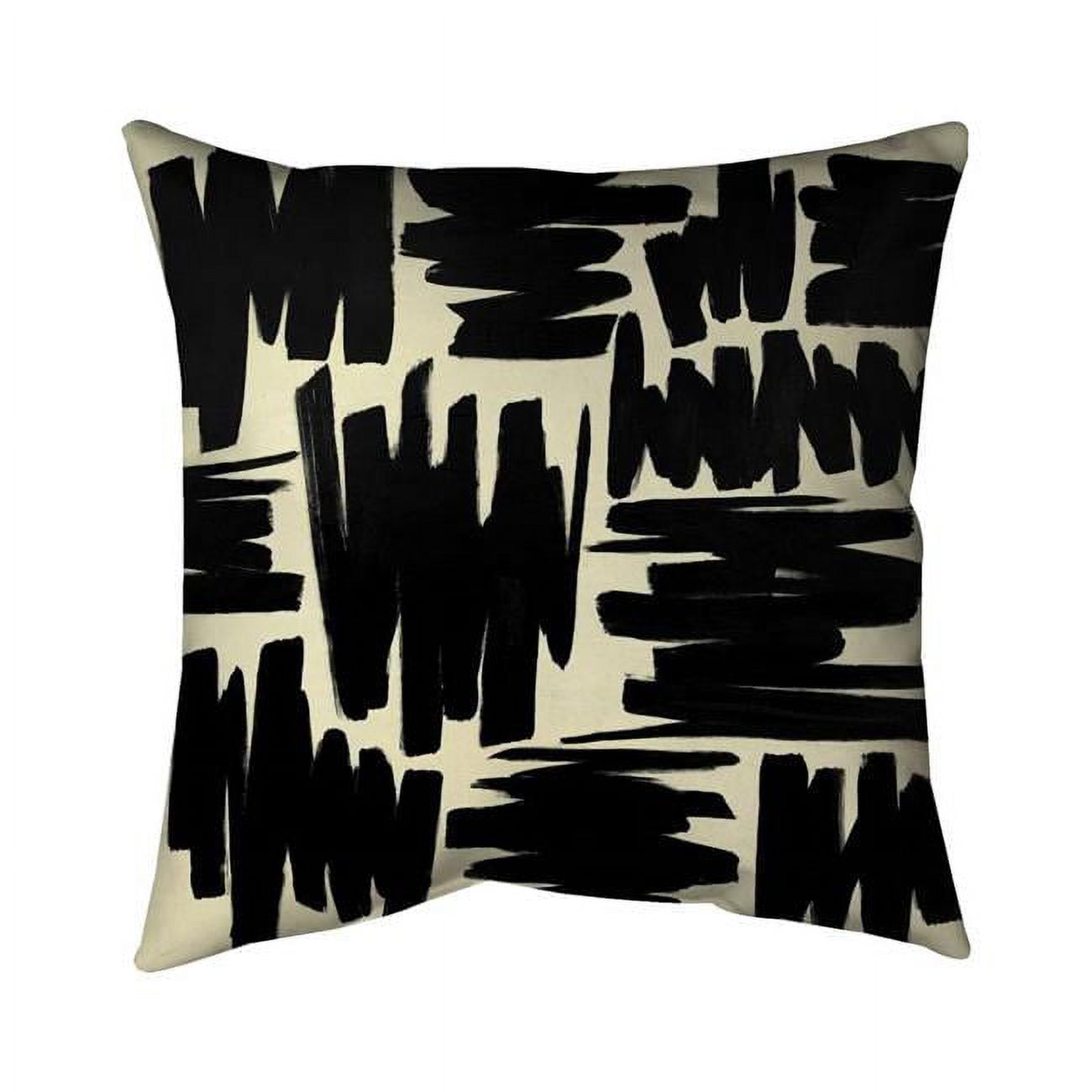 16 x 16 in. Deconstructed Stripes-Double Sided Print Indoor Pillow Cover