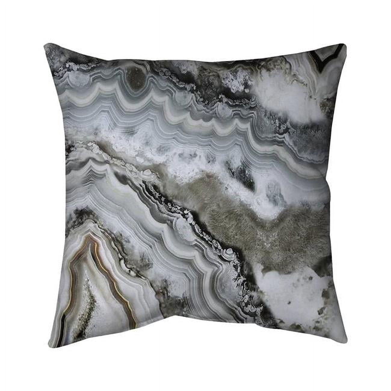 16 x 16 in. Abstract Geode-Double Sided Print Indoor Pillow Cover