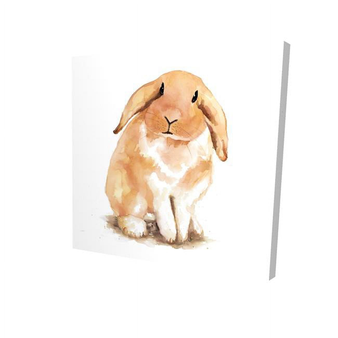 12 x 12 in. Lop-Rabbit-Print on Canvas
