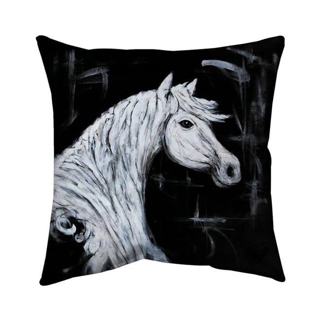 18 x 18 in. Horse Profile View-Double Sided Print Indoor Pillow