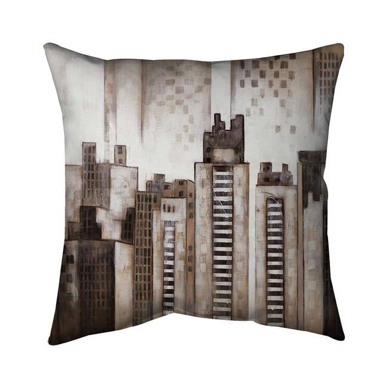 18 x 18 in. Square City-Double Sided Print Indoor Pillow Cover