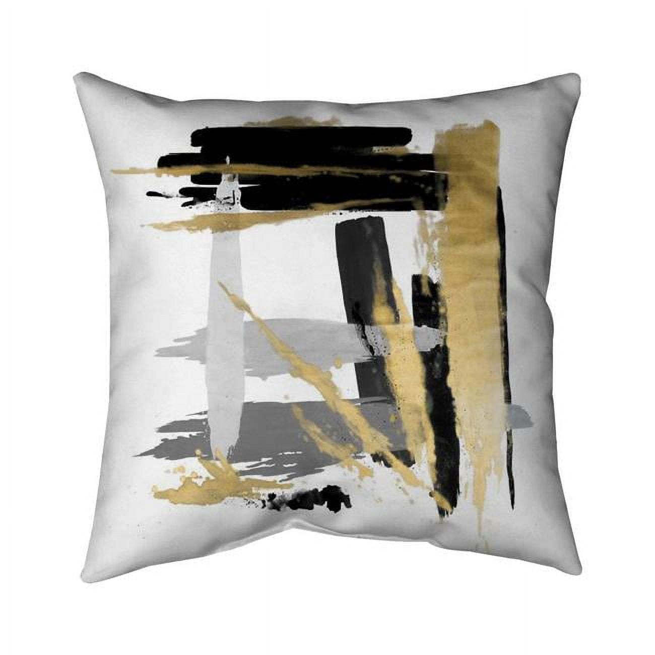 20 x 20 in. Brush Strokes-Double Sided Print Indoor Pillow Cover