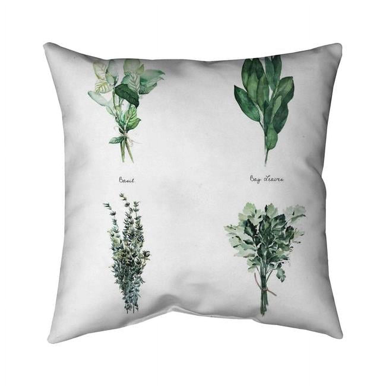 20 x 20 in. Fine Herbs-Double Sided Print Indoor Pillow Cover