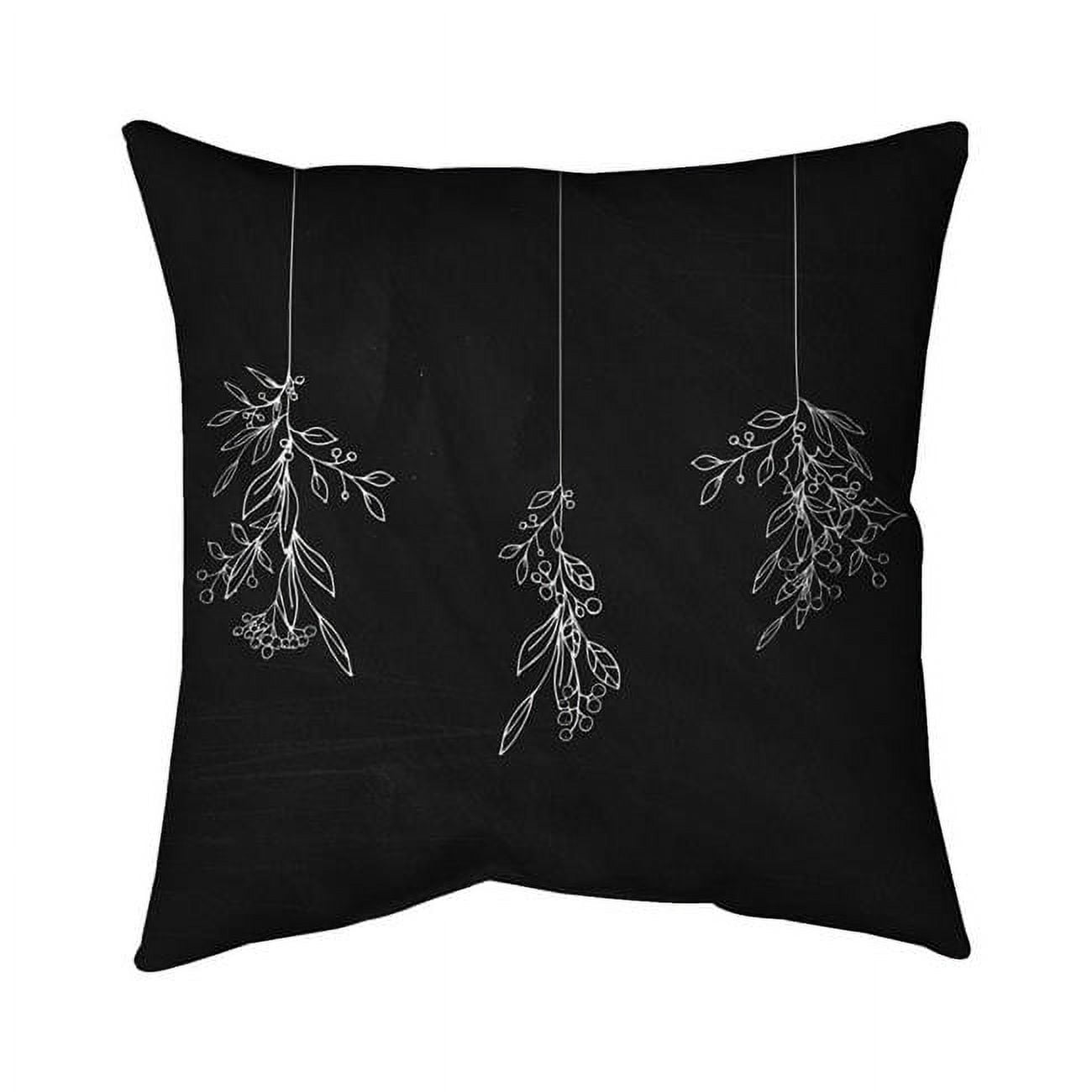 20 x 20 in. Mistletoe-Double Sided Print Indoor Pillow Cover