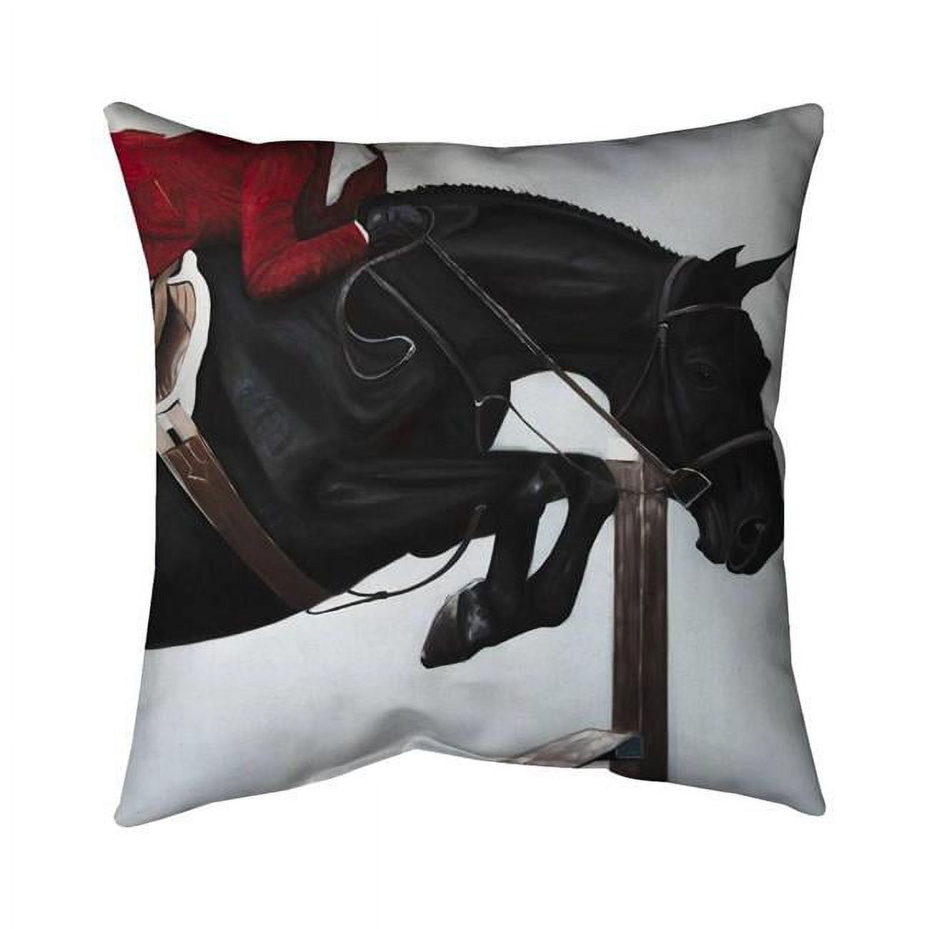 16 x 16 in. Riding Competition-Double Sided Print Indoor Pillow Cover