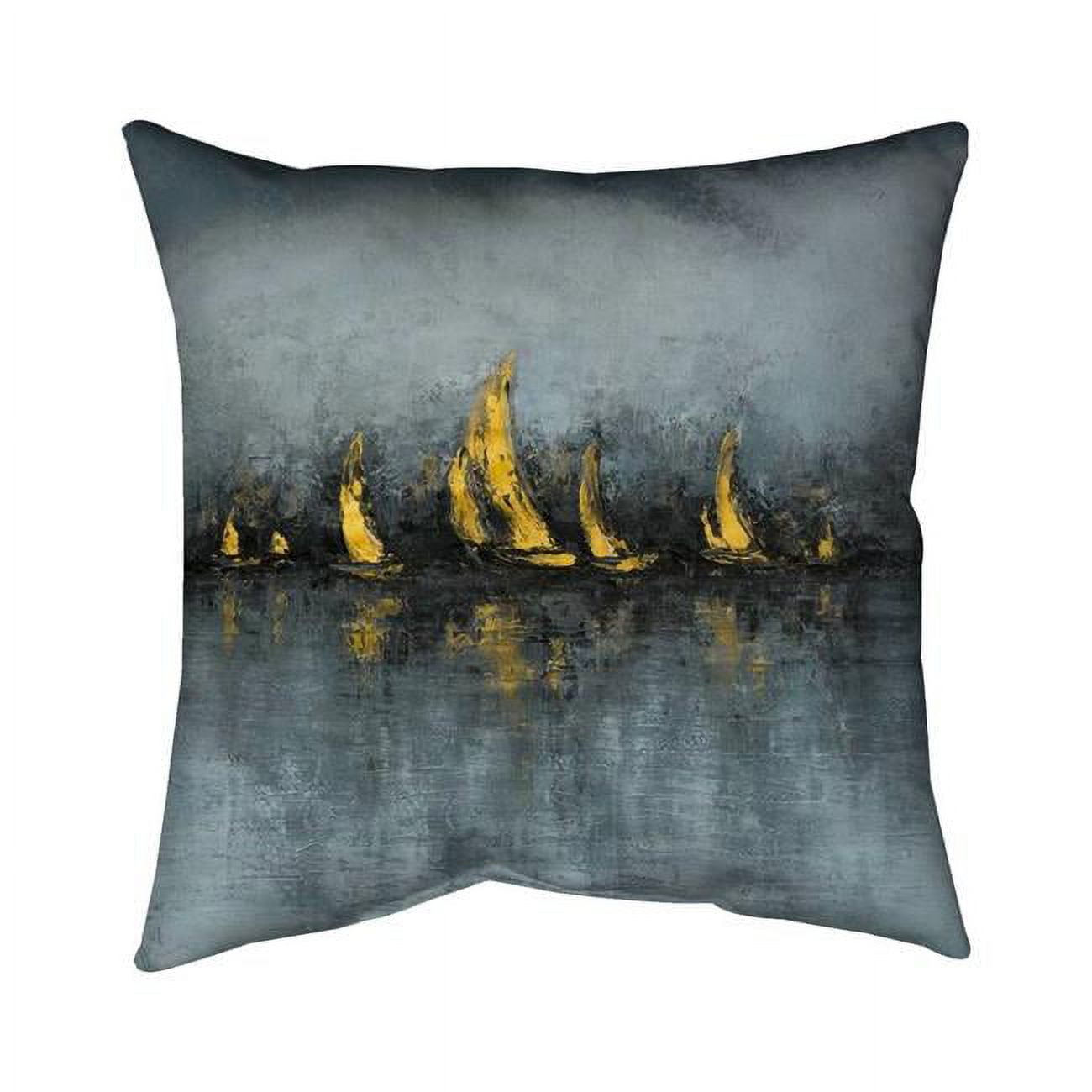 18 x 18 in. Set Sail-Double Sided Print Indoor Pillow