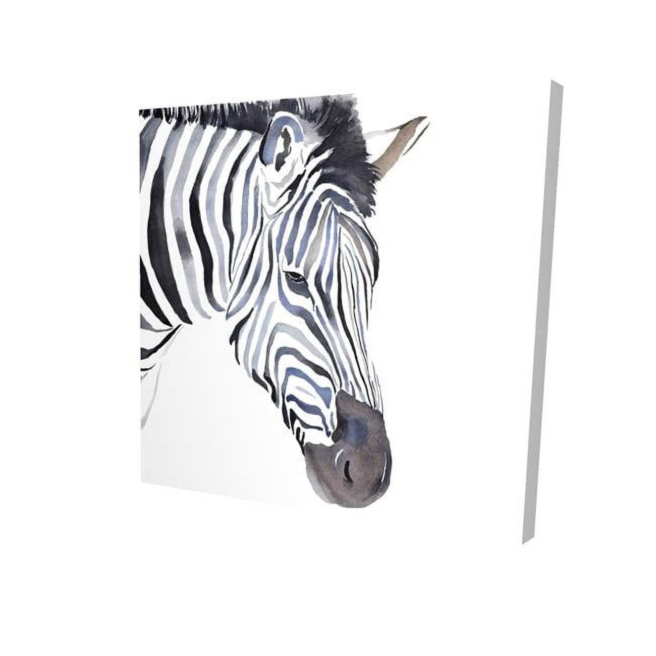 12 x 12 in. Zebra-Print on Canvas